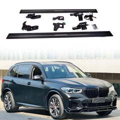 Deployable Electric Running Board Side Steps fit for BMW X5L 2022 2023 2024 2025 Vehicle Has Chassis Lifting Function