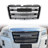 Chrome Front Bumper Grille Grill For GMC Terrain SL SLE SLT 2010-2015