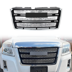 Chrome Front Bumper Grille Grill For GMC Terrain SL SLE SLT 2010-2015