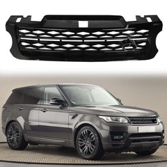 For 2014-2017 Range Rover Sport LR054767 Front Hood Center Black Mesh Grille