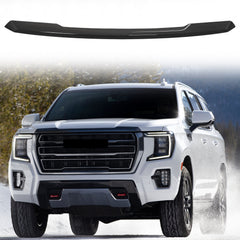 Glossy Black Front Upper Hood Molding Trim Fits GMC Yukon / Yukon XL 2021/2022/2023