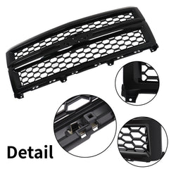 FRONT BUMPER GRILLE UPPER GRILL FOR CHEVY SILVERADO 1500 2014-2015 GLOSSY BLACK