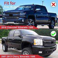 Fit For 2007-2013 Chevy Silverado 1500 Grille Grill Shell w/ Black Insert New