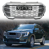 For 2022-2023 GMC Terrain Front Upper Grille Grill All Chrome W/O Camera Hole