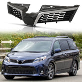 Front Bumper Grille Model Mesh Grill Trim For 2018-2020 Toyota Sienna 5311408060