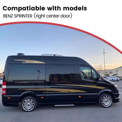Deployable Electric Running Board Side Steps fit for Benz SPRINTER 2023 2024 2025 Right Middle Door