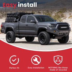 For Toyota Tacoma 2016/2017/2018/2019/2020/2021/2022/2023 Grill 1H5 Cement Grey Outer Frame Surround & Bracket