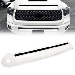 For Toyota Tundra 2014-2021 Front Upper Grille Hood Bulge Molding WHITE 040