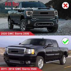 Front Upper Honeycomb Grille Chrome For GMC Sierra 2500/3500 HD 11-14 #20966057