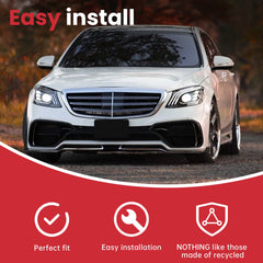 Chrome MayBach Style Front Grille W/ACC For Mercedes Benz S-Class W222 2014-2020