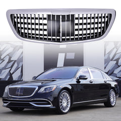 Chrome Front Grille Fit For S class W222 2013/2014/2015/2016/2017/2018/2019/2020 S400 S550