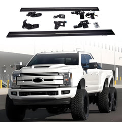 Deployable Electric Running Board Side Steps fit for FORD F550 CAB (4 Doors) 2018-2022