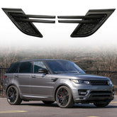 Left & Right Side Grille Fender Glossy Air Vents Fit 2014/2015/2016/2017 Range Rover Sport