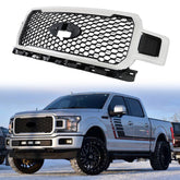 JL3Z8200SF Front Radiator Grille Grill Assembly Chrome For 2018/2019/2020 Ford F-150