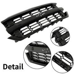 Front Bumper Upper Grille Gloss Black For 84134049 Chevy Silverado 1500 2016-2019