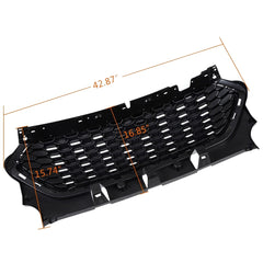 Honeycomb Front Bumper Grille Fit For 2017-2018 Ford Escape/Kuga Glossy Black