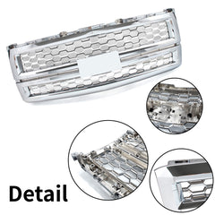 Front Bumper Grille Chrome LTZ Style For 2014-15 Chevrolet Silverado 1500 Grill
