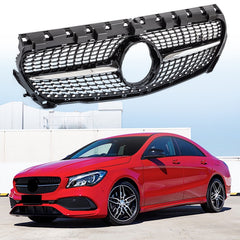 DIAMOND Grille Black For 2013/2014/2015/2016 Benz C117 W117 CLA-CLASS CLA180 200 250
