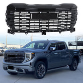 Front Upper Grille Assembly Gloss Black For GMC Sierra 1500 Denali 2022/2023/2024