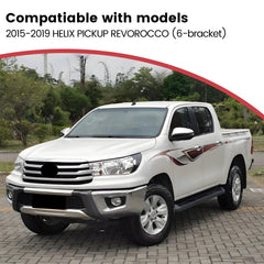 Deployable Electric Running Board Side Steps fit for TOYOTA Hilux REVO /ROCCO (6 Supports) 2015-2019