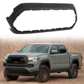 Front Upper Grille Outer Frame Surround Matte Black For 2016/2017/2018/2019/2020/2021/2022 Toyota Tacoma