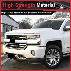 Summit White Upper Bumper Grille Grill For 2016-2018 Chevrolet Silverado 1500