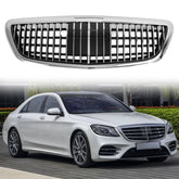 Chrome MayBach Style Front Grille W/ACC For Mercedes Benz S-Class W222 2014-2020