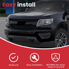 84270791 For Chevrolet Colorado 2015-2019 Gloss Black Front Upper Grille Grill