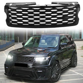 Fit 2013/2014/2015/2016/2017 Land Rover Range Rover Vogue Front Bumper Upper Grille Gloss Black