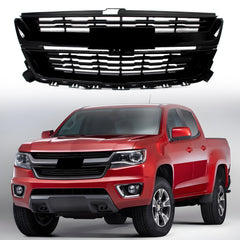 84270791 For Chevrolet Colorado 2015-2019 Gloss Black Front Upper Grille Grill