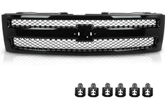 Grill Fit For 2007-2013 Chevrolet Silverado 1500 Grille Shell w/ Black Insert