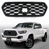 For 2016/2017/2018/2019/2020/2021/2022/2023 Toyota Tacoma TRD Front Grille Bumper Grill Insert Gloss Black NEW