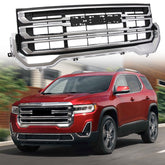 For 2020 2021 2022 2023 GMC Acadia Front Bumper Upper Grille Grill Chrome