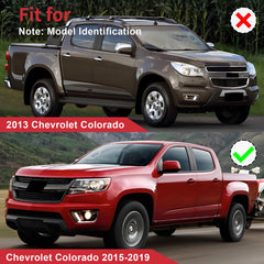 84270791 For Chevrolet Colorado 2015-2019 Gloss Black Front Upper Grille Grill