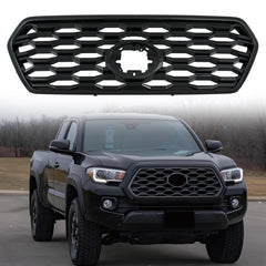 For 2016-2023 Toyota Tacoma TRD Front Grille Bumper Grill Insert Gloss Black NEW