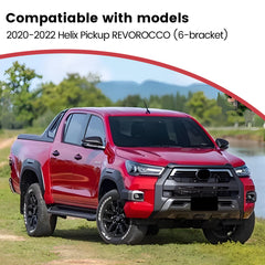 Deployable Electric Running Board Side Steps fit for TOYOTA Hilux REVO /ROCCO (6 Supports) 2020-2022