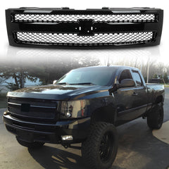 Fit For 2007-2013 Chevy Silverado 1500 Grille Grill Shell w/ Black Insert New