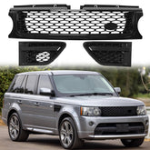 Gloss Black Front Grille Air Side Vents For Land Rover Range Rover Sport 2010/2011/2012/2013