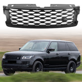 Front Grille Upper Grill Fit For Range Rover Vogue L405 2018/2019/2020/2021/2022 Glossy Black