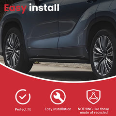 Running Boards Side Steps Nerf Bar Set For 2020 2021 2022 2023 Toyota Highlander