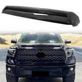 For Toyota Tundra 2014-2021 Glossy Black Front Upper Grille Hood Bulge Scoop
