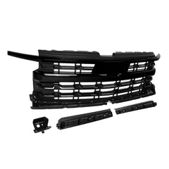 Front Grill For 2022-2024 Chevy Silverado 1500 LTZ Gloss Black