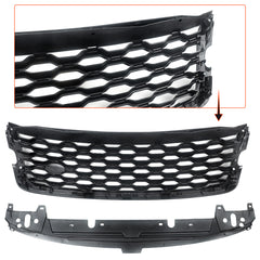 For Range Rover Velar 2018/2019/2020/2021/2022/2023 Front Upper Center Grille Grill Mesh Gloss Black