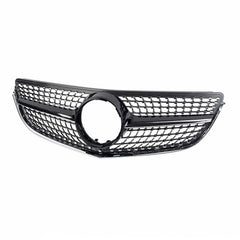 Diamond Grill Fit W207 E-CLASS Coupe Facelift 2014/2015/2016/2017 Black W/o Camera Hole