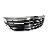 Fits For S-Class W222 2014/2015/2016/2017/2018/2019/2020 Chrome Front Bumper Grill
