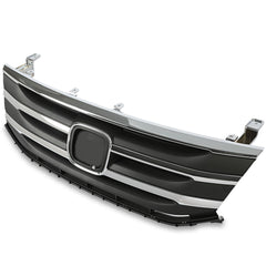 Fits New Honda Odyssey 2011 2012 2013 Front Black Grill Grille Chrome Molding