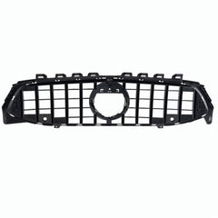 Glossy Black GT R Front Grille Fits For CLA W118 C118 CLA35 2020/2021/2022/2023