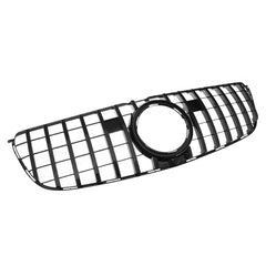 For Mercedes-Benz GLS450 X166 GT Style Front Upper Grille Gloss Black 2016/2017/2018/2019 US
