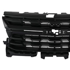 For 2021-2022 Chevrolet Colorado Upper Grille Bumper Grill W/ Gloss Black Trim