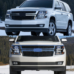 Front Grille For 2015-2020 Chevrolet Chevy Tahoe Suburban (Chrome)